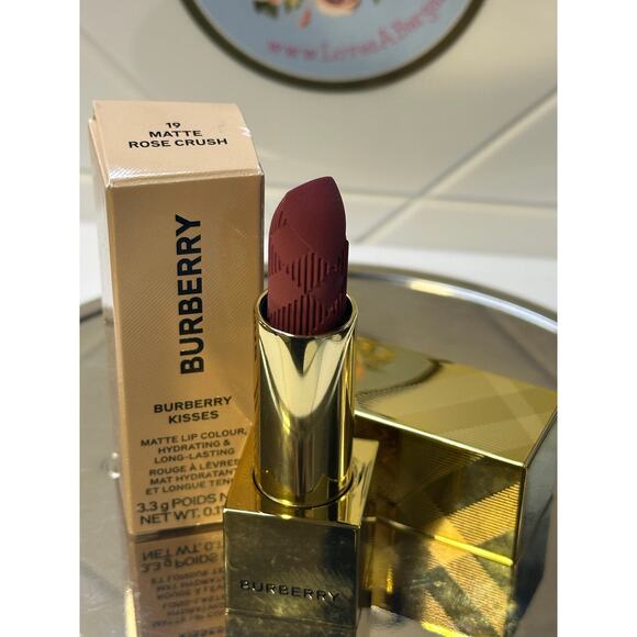 Burberry Other - Burberry Kisses Hydrating & Long-lasting  Lip Colour- 19 ROSE CRUSH Matte - NEW